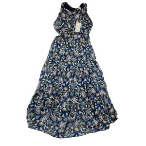 Floral Sleeveless Maxi Dress